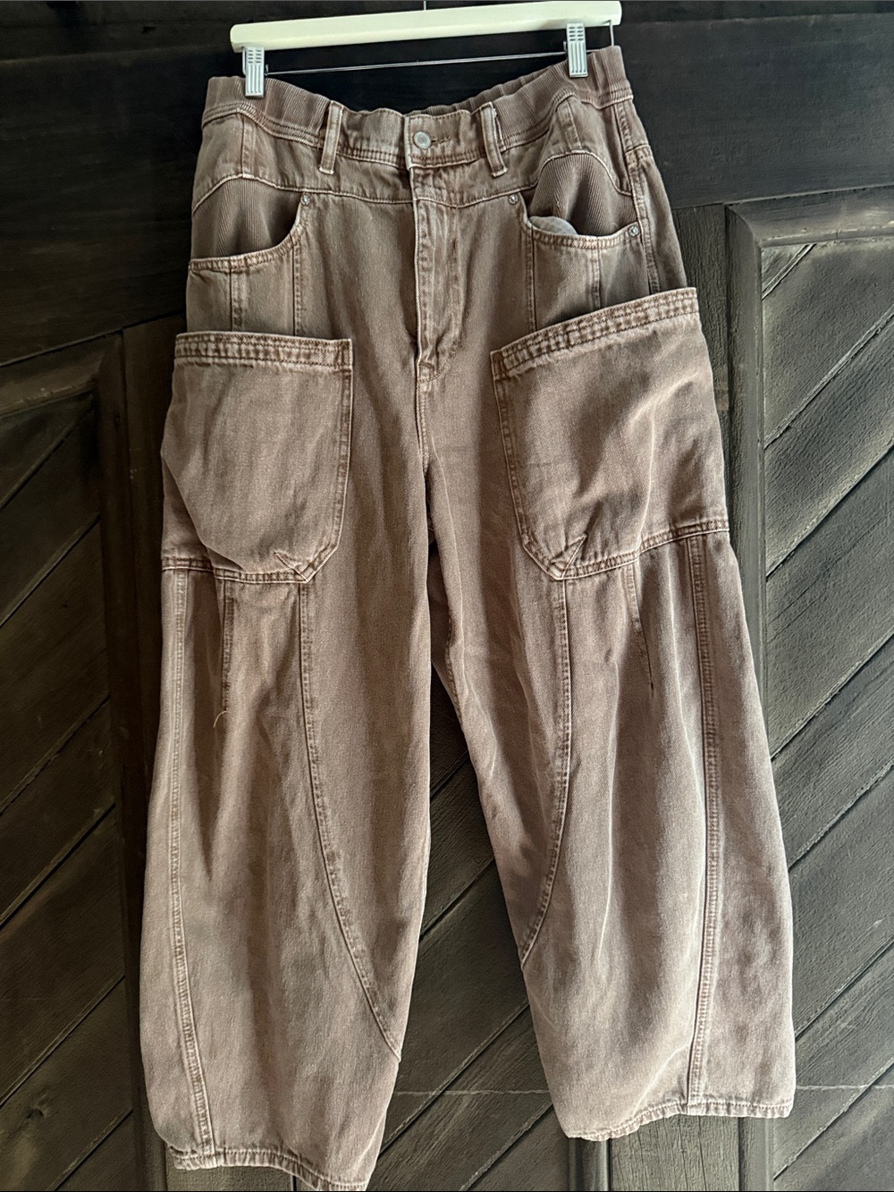 We The Free Women's Cargo Jeans in Faded Brown